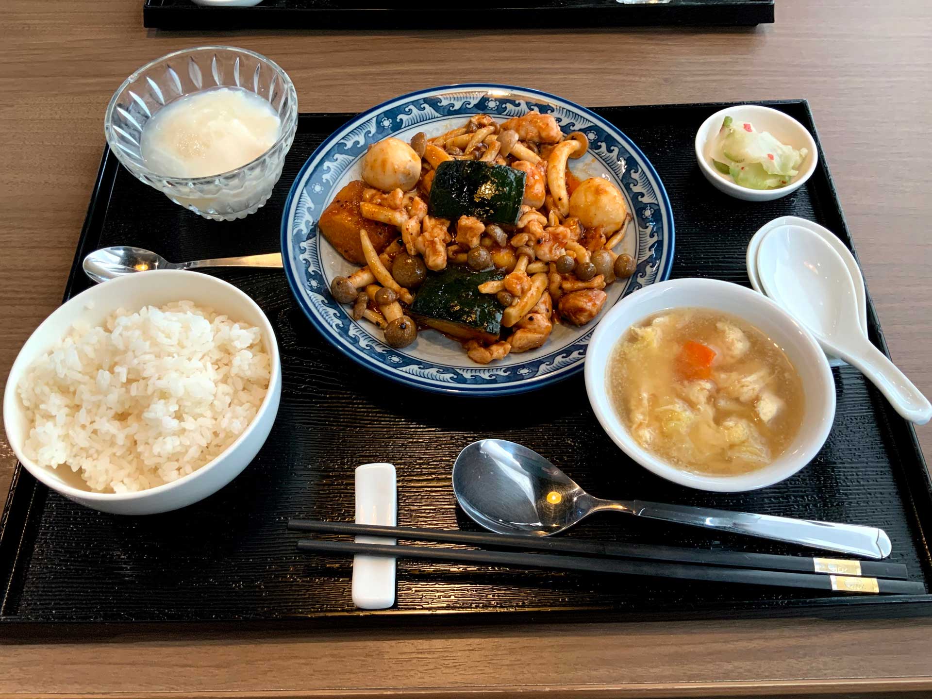 投稿についてもっと詳しく 2020年11月の月替わりランチ『南瓜と里芋と鶏肉の豆豉(トウチー)炒め』