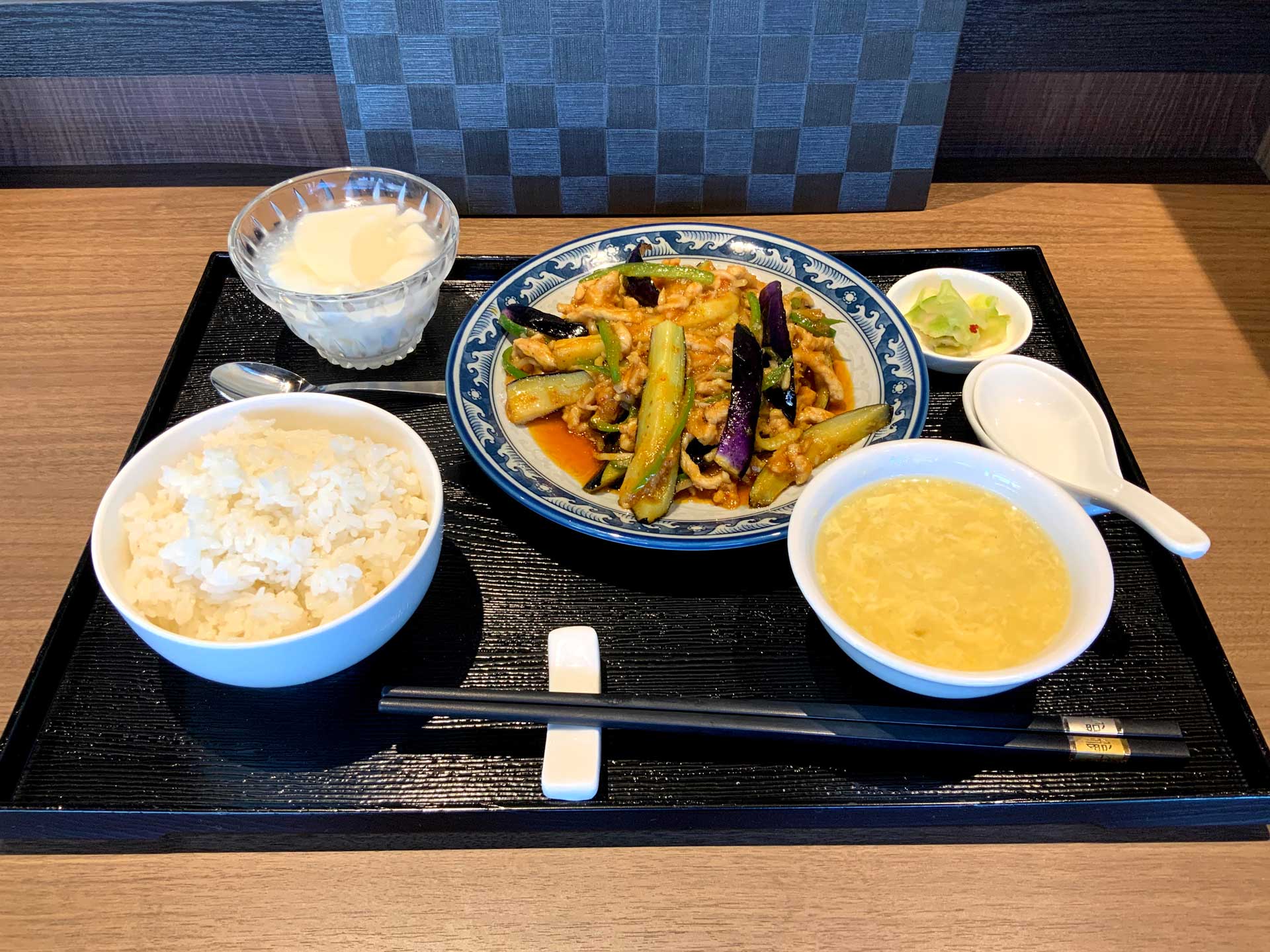 投稿についてもっと詳しく 2020年7月の月替わりランチ『魚香茄子･ユイシャンチェズ(豚肉と茄子の炒めもの)』