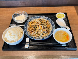 投稿についてもっと詳しく 2025年2月の月替わりランチ『咸菜肉絲(高菜と豚肉の炒め物)』