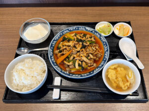 投稿についてもっと詳しく 2026年2月の月替わりランチ『油菜花肉絲(菜の花と豚肉の豆板醤炒め)』